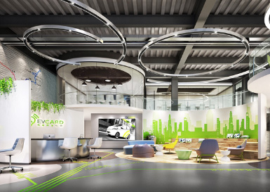 环球车享广州黄埔办公室装饰设计