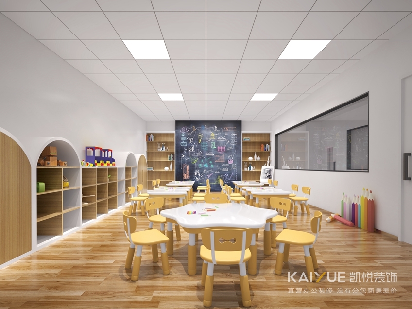 早教中心室内装修效果图 早教中心室内装修效果图