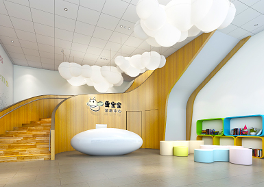 蚕宝宝早教中心室内装修设计