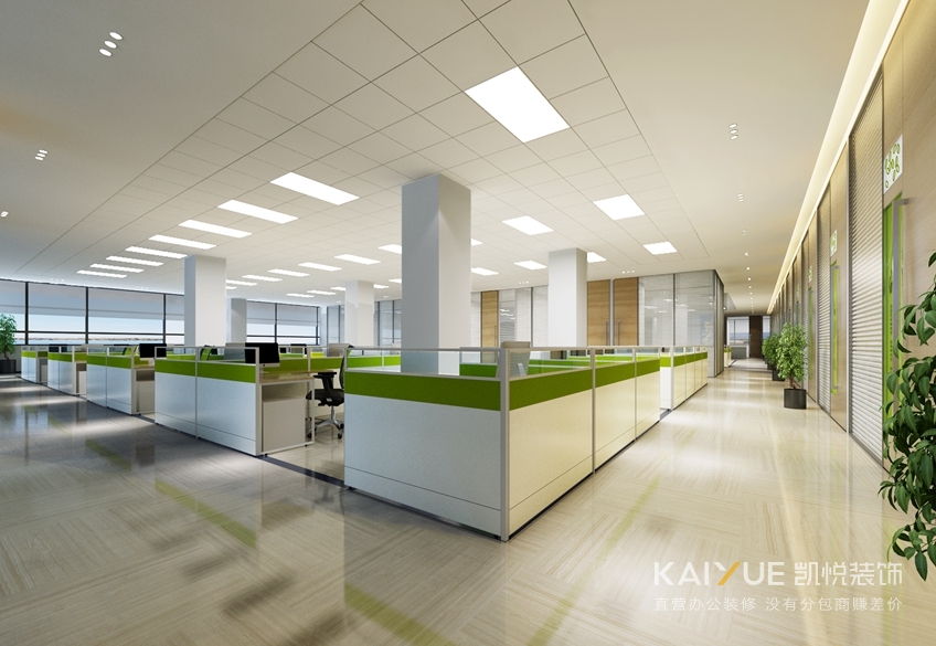 达安基因办公室装修效果 达安基因办公室装修效果