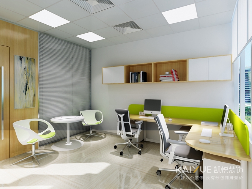 达安基因办公室装修效果 达安基因办公室装修效果