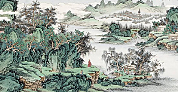 这是办公室设计里常见的几种花卉水墨画