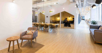 没想到这个国际化的创意办公室设计来自国内