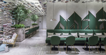 很像书屋的咖啡店-办公室装修公司分享精彩