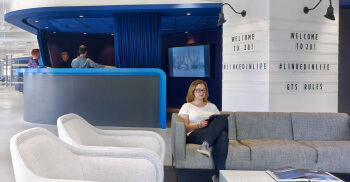 用色彩创建有趣办公环境—由办公室装修分享