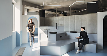 办公空间装修设计立足于现代建筑第三波原则