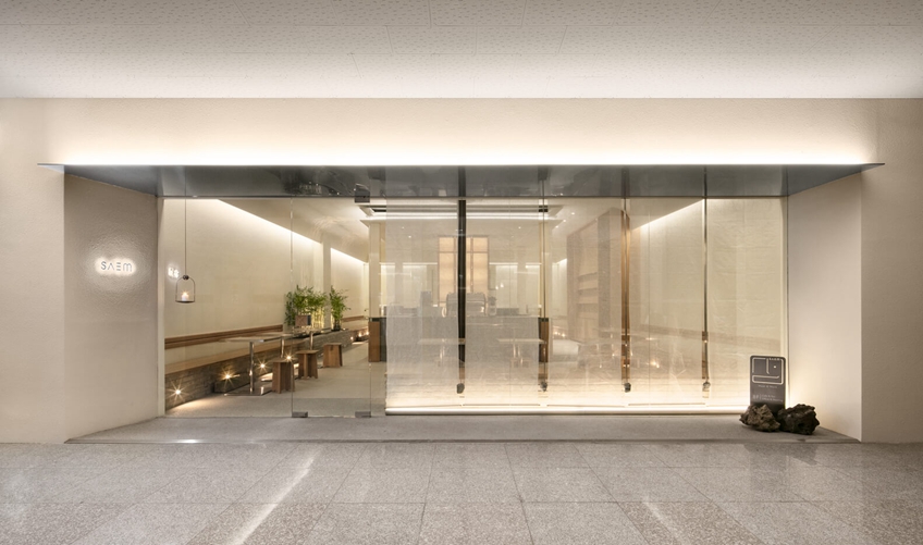 广州办公装修 门口