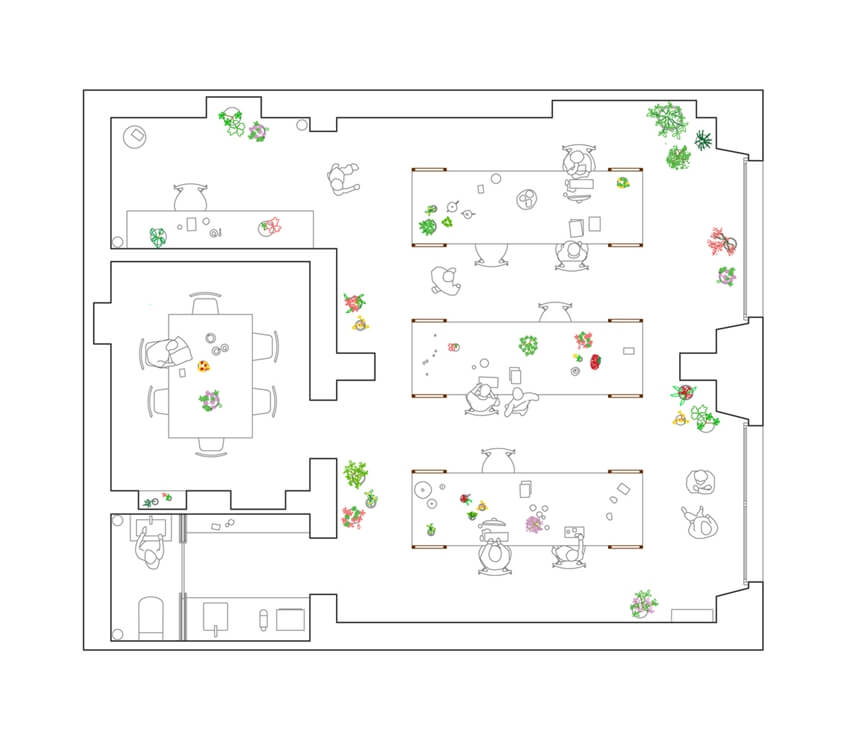 办公装修设计 平面图 办公装修设计 平面图