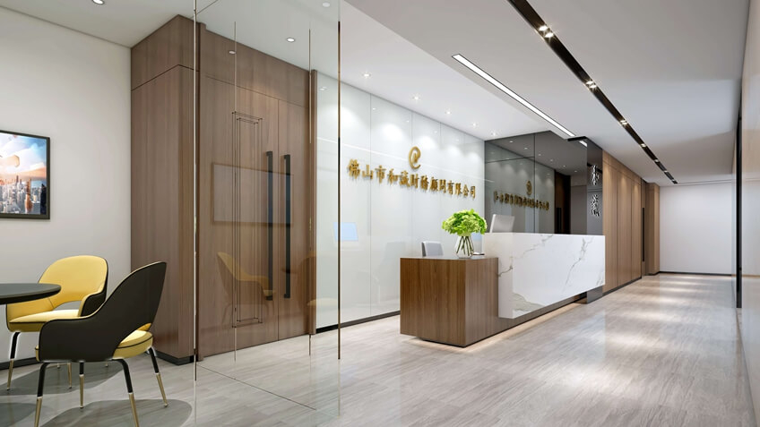 签约佛山市和诚财务办公装修设计