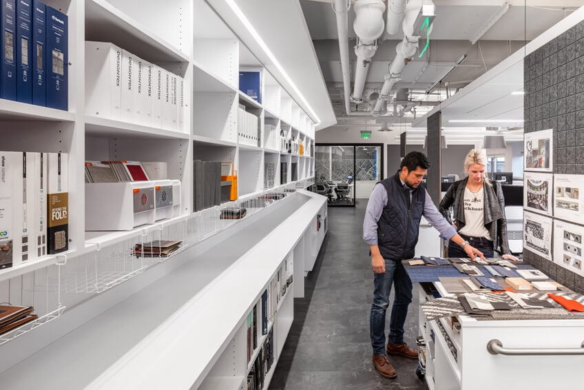 办公空间装修设计 材料区 办公空间装修设计 材料区