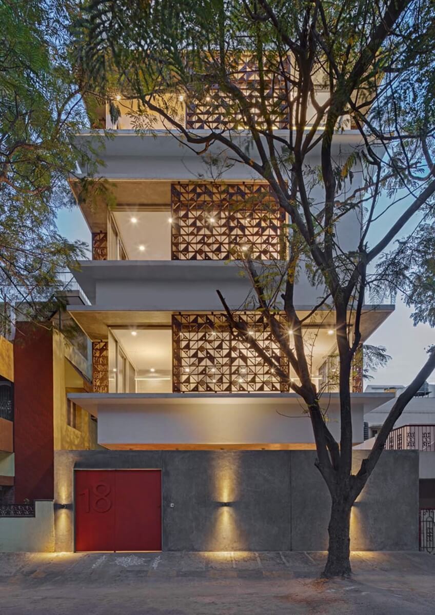 广州办公室装修 建筑夜景 广州办公室装修 建筑夜景