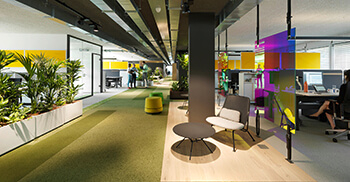 无视传统办公装修规范-建立郊外公园