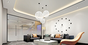 广州办公室装修色彩搭配·选择3点营造轻松环境