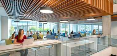 学院办公楼创意设计-打造创新办公装修