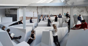 充满哲学艺术-办公环境设计