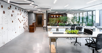 制药公司办公装修-从混乱中创造出宁静绿洲