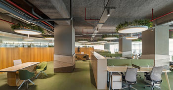 公司办公室装修-呈现出不同因素色彩