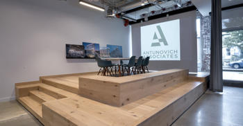 装修办公室环境设计-将历史建筑改造工业风格调