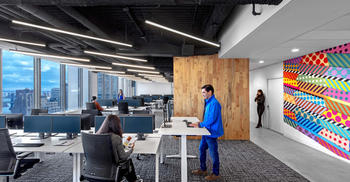 珠海装修-讲述暗调办公设计工业风