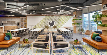 公司办公室装修-将空间融入生物材料塑造家之感