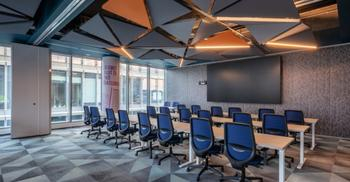 装修设计公司根据企业未来发展而创建动态空间