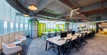 办公装修设计以群岛概念开创新办公空间布局