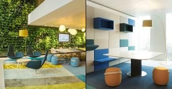 办公室装饰设计-打造线条清新明亮自然流畅