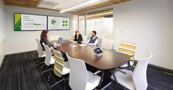 办公室装饰-打造创意垂直水平木质语言