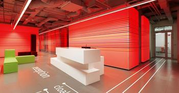 办公室工程装修将品牌与色彩艺术相结合
