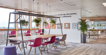 办公装修创新灵感每一处都来自自然元素