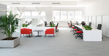 办公室设计布局怎么采用色彩视觉传播公司文化