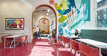 妇女共享办公空间设计塑造丰富艺术特色