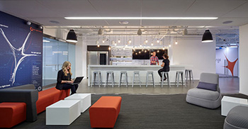 装修公司打造数字简约空间及动态迷人灯光