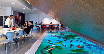 迷人办公空间设计品牌形象氛围