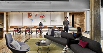 办公楼装修设计将彩色融入游戏数字世界