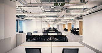 公司装修设计采用重塑绿色办公空间