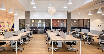 办公室装修公司领略几何工业风纹理设计