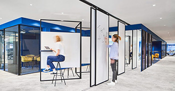 装饰办公室营造简约精致色彩创意