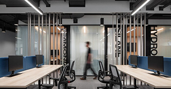 敏捷轻巧工业风-办公空间设计