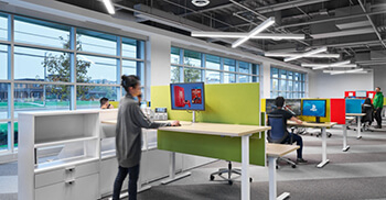 利用趣味性元素突出办公装修空间功能特色