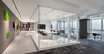 现代办公室设计中颜色灯光的巧搭妙用