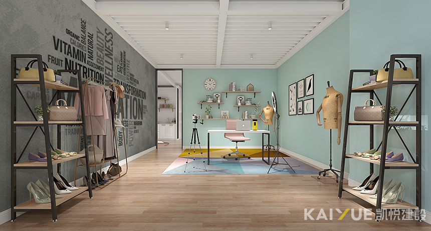 直播平台办公楼装修