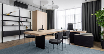 灵动活泼与温暖平静并存 新办公室被赋予诱人韵律