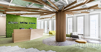 办公空间设计让您感觉置身于野外而无需外出