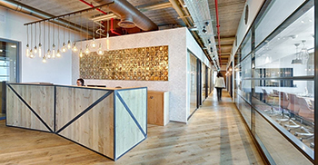 办公室设计使用温暖的材料 打造不拘一格的空间