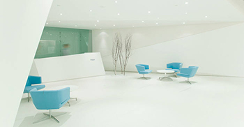 办公空间设计装修：破碎和极简的北极景观激发了办公室的物理表达