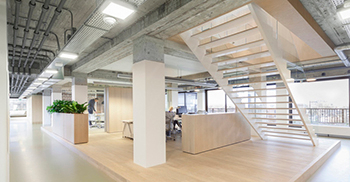 粗糙的混凝土结构和裸露的装置与室内设计的物化形成鲜明对比