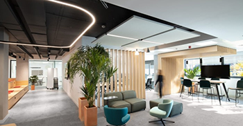 办公楼装修：通过网络扩展到达私密的空间 设计符合可持续发展标准