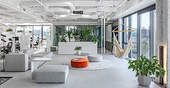 办公楼设计装修：构建了一个目不暇接、趣味盎然的愉悦视觉体验