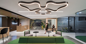 办公室设计案例：反映品牌的价值 灵活而鼓舞人心